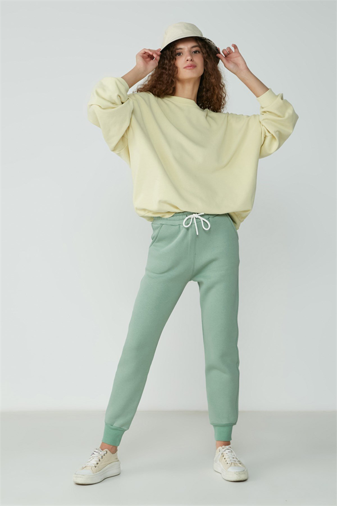 C&City Women Sweatpants 903 Pistachio Green